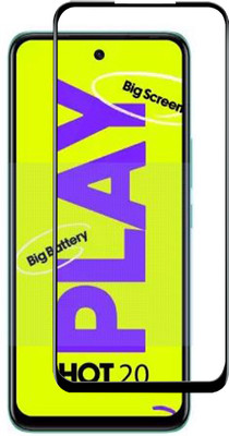 VAlight Edge To Edge Tempered Glass for Infinix HOT 20 Play(Pack of 1)