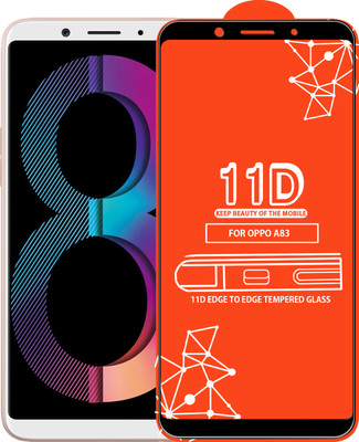 Roxel Edge To Edge Tempered Glass for Oppo A83(Pack of 1)