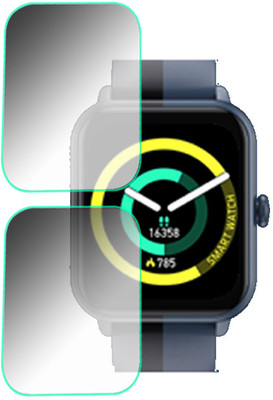 HIDEOUS Edge To Edge Tempered Glass for DIZO Watch D2(Pack of 2)