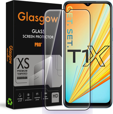 Glasgow Edge To Edge Tempered Glass for Vivo T1X(Pack of 1)