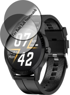 VPrime Edge To Edge Tempered Glass for Mw Fire Boltt Talk Smarwatch(Pack of 2)