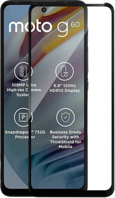 SRT Edge To Edge Tempered Glass for Motorola Moto G60(Pack of 1)