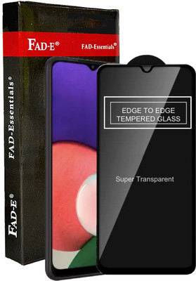 FAD-E Edge To Edge Tempered Glass for Samsung Galaxy A22 5G, Samsung Galaxy F42 5G(Pack of 1)
