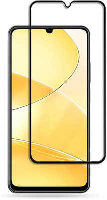 VISHZONE Edge To Edge Tempered Glass for realme C51(Pack of 1)