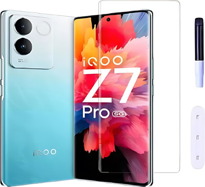 Monogamy Edge To Edge Tempered Glass for iQOO 12 Pro 5G, UV Matte Screen Protector, UV Tempered Glass Screen Protector - Advanced Borderless Design(Pack of 1)