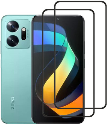 INFINITYWORLD Edge To Edge Tempered Glass for Infinix Zero 20(Pack of 2)