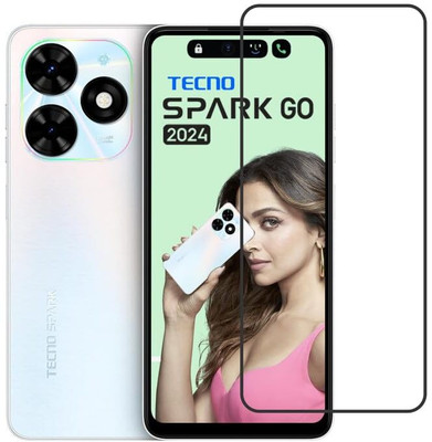 VAKIBO Edge To Edge Tempered Glass for Tecno SPARK GO 2024(Pack of 1)