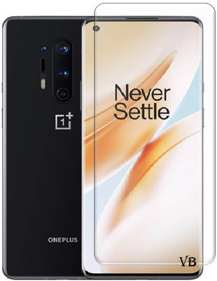 VISHRN CASES Edge To Edge Tempered Glass for OnePlus 8 Pro, One Plus 8 Pro, 1+ 8 Pro(Pack of 1)