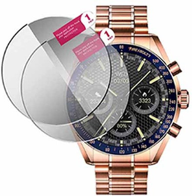 daffin Edge To Edge Tempered Glass for fire boltt moonwatch(Pack of 2)