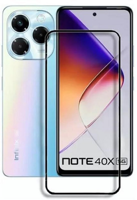 Bodoma Edge To Edge Tempered Glass for Infinix Note 4oX 5G(Pack of 1)