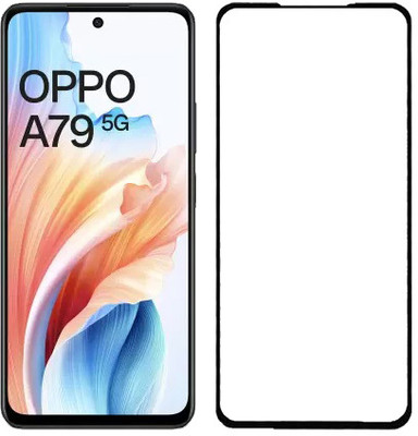 KMPERED Edge To Edge Tempered Glass for Oppo A79 5G(Pack of 1)