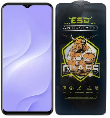 TELESHIELD Edge To Edge Tempered Glass for Ikall Z19 Prime Plus, ESD Glass, ESD Protector, Edge to Edge, Screen Protector(Pack of 1)