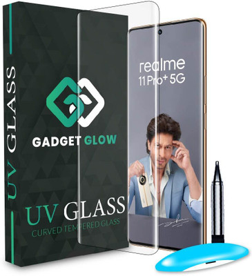 Gadget Glow Edge To Edge Tempered Glass for Realme 11 Pro Plus 5G, Realme 11 Pro Plus, Realme 11 Pro 5G, Realme 11 Pro, Realme 11 Pro+, Realme 11 Pro + 5G, UV Glue Screenguard(Pack of 1)
