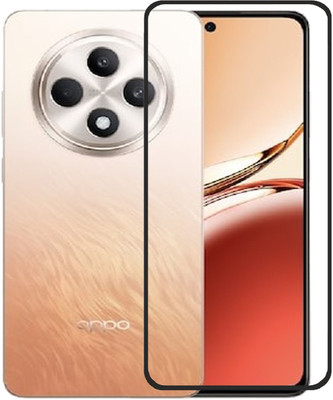 AKSHUD Edge To Edge Tempered Glass for Oppo Reno12 F(Pack of 1)