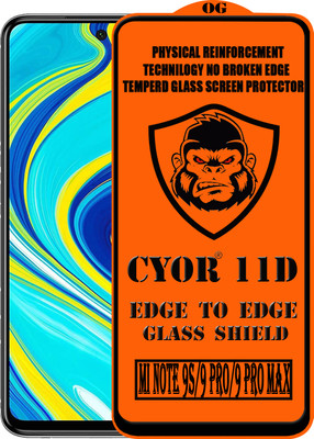 CYOR Edge To Edge Tempered Glass for REDMI NOTE 9S(Pack of 1)