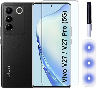 Mukul Edge To Edge Tempered Glass for Vivo V27, Vivo V27 Pro(Pack of 1)