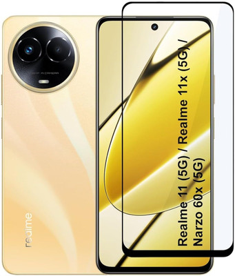 SuperX Edge To Edge Tempered Glass for realme narzo 60X 5G(Pack of 1)