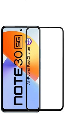 ChutPutMart Edge To Edge Tempered Glass for Premium Protector Full HD infinix Note 30 5G(Pack of 1)