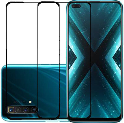 KARTRAY Edge To Edge Tempered Glass for Realme X3 Superzoom(Pack of 2)