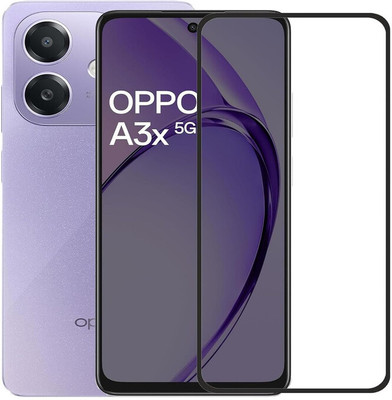 Bodoma Edge To Edge Tempered Glass for Oppo A3x 5G(Pack of 1)