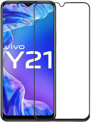 SNMART Edge To Edge Tempered Glass for Vivo Y21(Pack of 1)
