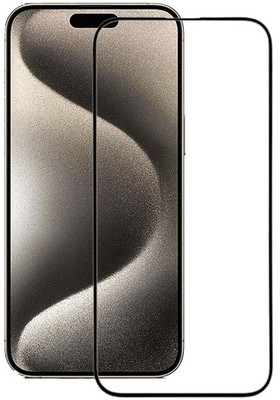 Bodoma Edge To Edge Tempered Glass for Apple iPhone 15 Pro Max(Pack of 1)