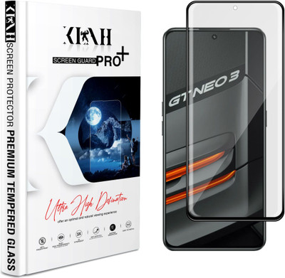 KLAH Edge To Edge Tempered Glass for Realme GT Neo 3(Pack of 1)