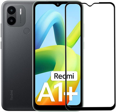 EITANSHA CREATION Edge To Edge Tempered Glass for Xiaomi Redmi A1 Plus, Redmi A1 Plus, Xiaomi Redmi A2 Plus, Redmi A2 Plus(Pack of 1)