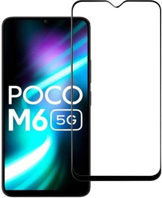 EITANSHA CREATION Edge To Edge Tempered Glass for POCO M6 5G(Pack of 1)