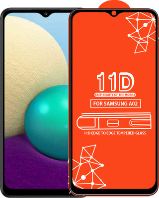 Qyist Edge To Edge Tempered Glass for Samsung Galaxy A02(Pack of 1)