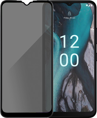 HUPSHY Edge To Edge Tempered Glass for Nokia C22(Pack of 1)