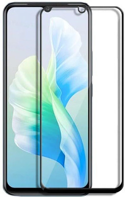 MOBIGENIX Edge To Edge Tempered Glass for Vivo Y19e(Pack of 1)