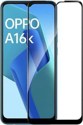 VDAT Edge To Edge Tempered Glass for OPPO A16k(Pack of 1)