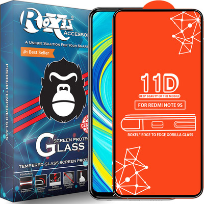 Roxel Edge To Edge Tempered Glass for Redmi Note 9S(Pack of 1)