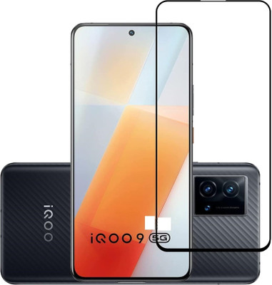 RCHJV Edge To Edge Tempered Glass for iQOO 9 5G(Pack of 1)