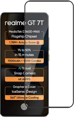 Chronic Tempered Glass Guard for realme Gt 7T(Pack of 1)