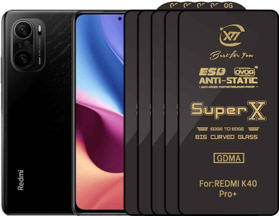 GDMA Edge To Edge Tempered Glass for MI K40 PRO+(Pack of 5)