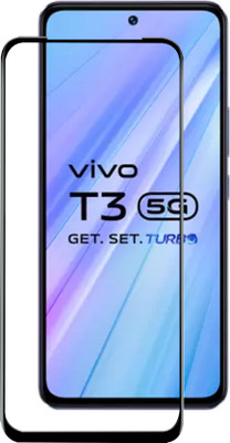 VAlight Edge To Edge Tempered Glass for vivo T3 5G, vivo T3 5G(Pack of 1)