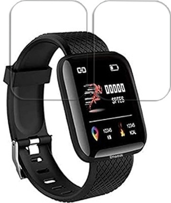 ARBAN Edge To Edge Tempered Glass for Smart Watch D116 Bracelet 1.12 inch SMARTWATCH SCREEN GUARD(Pack of 2)