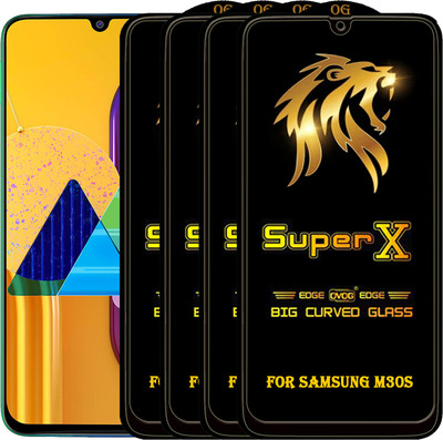 PFOAM Edge To Edge Tempered Glass for SAMSUNG GALAXY M30S(Pack of 4)
