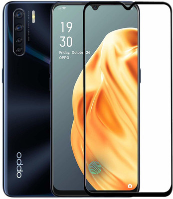 VAKIBO Edge To Edge Tempered Glass for Oppo F15(Pack of 1)