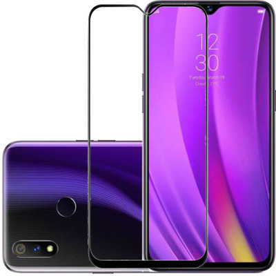 KARTRAY Edge To Edge Tempered Glass for Realme 3 Pro(Pack of 1)