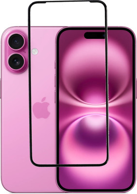 VIGHNAD Edge To Edge Tempered Glass for IPHONE 16, i phone 16(Pack of 1)