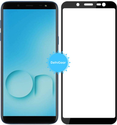 S R WORLD Edge To Edge Tempered Glass for Samsung Galaxy On6, 11D Glass(Pack of 1)