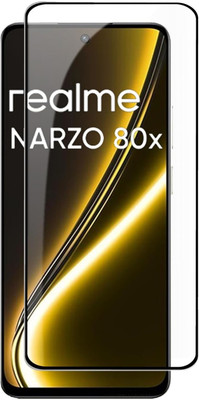 SNMART Edge To Edge Tempered Glass for Realme Narzo 80x 5G(Pack of 1)