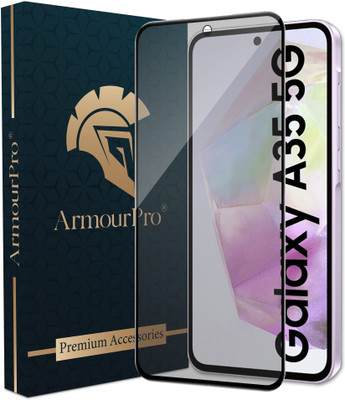 ArmourPro Edge To Edge Tempered Glass for Samsung Galaxy A35 5G, Samsung A35 5G, Samsung Galaxy A55 5G, Samsung M35 5G, Matte Finish Glass(Pack of 1)