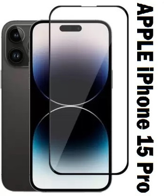 welldesign Edge To Edge Tempered Glass for APPLE iPhone 15 Pro, iPhone 15 Pro(Pack of 1)