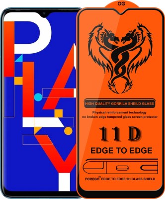Forego Edge To Edge Tempered Glass for Infinix HOT 10 Play(Pack of 1)