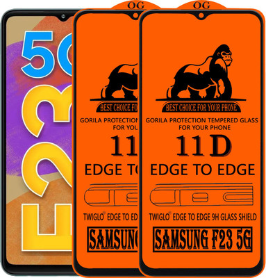 TWIGLO Edge To Edge Tempered Glass for SAMSUNG F23 5G(Pack of 2)
