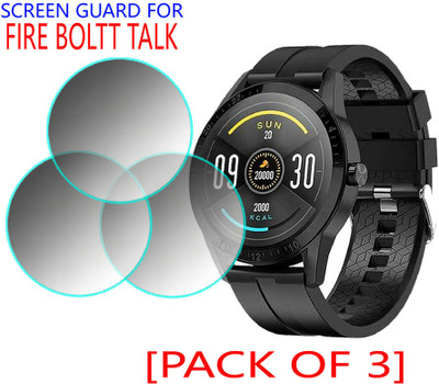hirdesh Edge To Edge Tempered Glass for FIRE BOLTT TALK(Pack of 3)